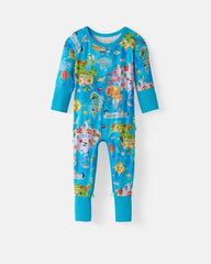 Around The World Crescent Zippy