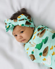 Puddle Jumpers Swaddle & Luxe Bow Headband Set
