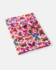 Flutter Garden Swaddle & Luxe Bow Headband Set