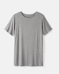 Heather Gray Men's Short Sleeve Pajama Top