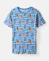 Bluey Dance All Day Men's Short Sleeve Pajama Top