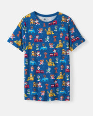 PAW Patrol Adventure Bay Heroes Men's Short Sleeve Pajama Top