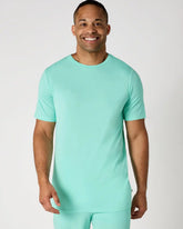 Ocean Mist Men's Short Sleeve Pajama Top