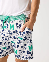 Disney Varsity Mickey Mouse Men's Pajama Shorts