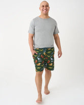 Roar & Explore Green Men's Pajama Shorts