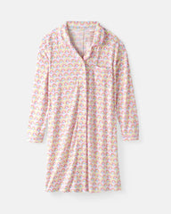 Pastel Rainbows Women's Long Sleeve Sleep Shirt