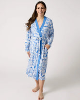 Azure Garden Women's Robe