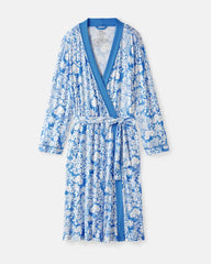 Azure Garden Women's Robe