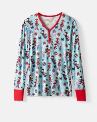 Spidey & His Amazing Friends Tiny Webs Women's Long Sleeve Pajama Top