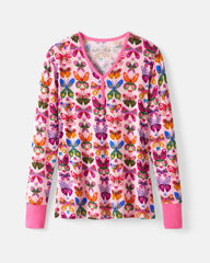 Flutter Garden Women's Long Sleeve Pajama Top