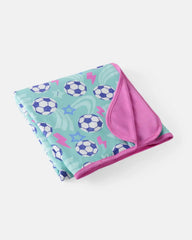 Aqua Soccer Stars Large Cloud Blanket®