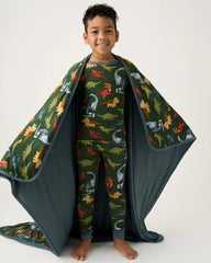 Roar & Explore Green Large Cloud Blanket®