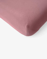 Rosewood Fitted Mini Crib Sheet