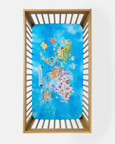 Around The World Fitted Crib Sheet