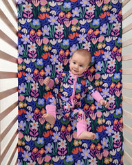 Wild Garden Fitted Crib Sheet