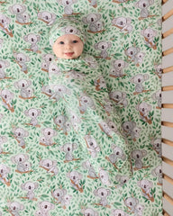 Koala Cuddles Fitted Crib Sheet
