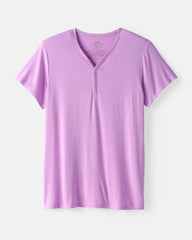 Soft Wisteria Women's Short Sleeve Pajama Top
