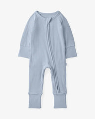Light Fog Ribbed Zippy