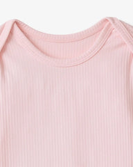 Prima Pink Ribbed Infant Gown