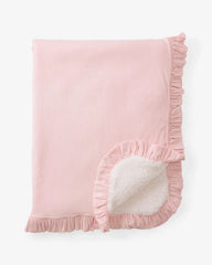 Prima Pink Ribbed Ruffle Mini Cloud Blanket®