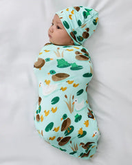 Puddle Jumpers Swaddle & Beanie Set