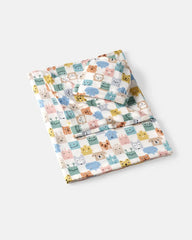 Check Mates Swaddle & Beanie Set