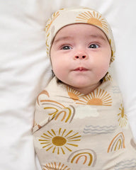 Desert Sunrise Swaddle & Beanie Set