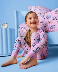 Bluey Dance All Day Pink Two-Piece Pajama Set