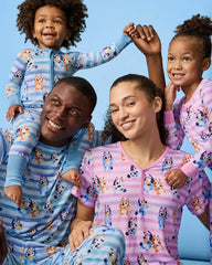 Bluey Dance All Day Men's Short Sleeve Pajama Top