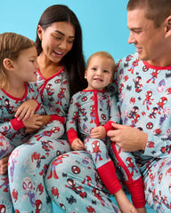 Spidey & His Amazing Friends Tiny Webs Men's Long Sleeve Pajama Top