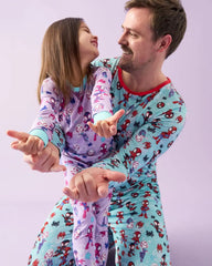 Spidey & His Amazing Friends Tiny Webs Men's Long Sleeve Pajama Top