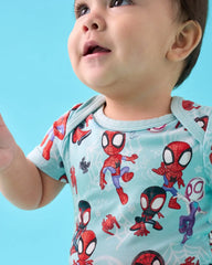 Spidey & His Amazing Friends Tiny Webs Short Sleeve Bodysuit
