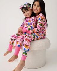 Flutter Garden Two-Piece Pajama Set