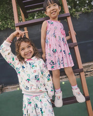 Disney Mickey Mouse & Minnie Mouse Match Twirl Dress