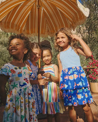 Tidepool Party Tiered Dress