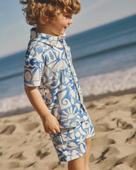 Summer Shores Button Down Polo