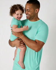 Ocean Mist Men's Short Sleeve Pajama Top
