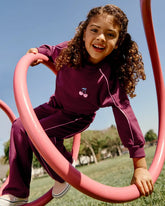 Classic Burgundy Drop Shoulder Crewneck