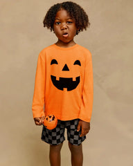 Jack-O'-Lantern Long Sleeve Relaxed Tee