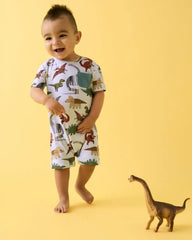 Roar & Explore Pocket Shorty Romper