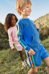 Major Blue Pocket Crewneck