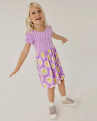 Flower Power Skater Dress