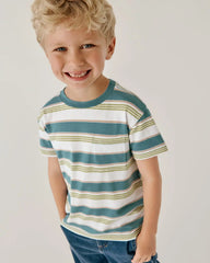 Comet Stripes Relaxed Pocket Tee