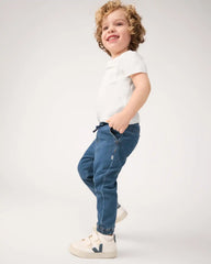 Midwash Blue Denim Jogger