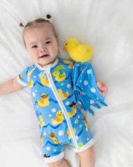 Bubbles the Rubber Ducky Sleepyhead Lovey