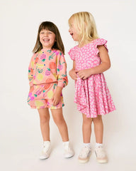 Fruit Frenzy Ruffle Shorts