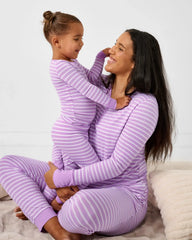 Sweet Orchid Stripe Women's Pajama Pants