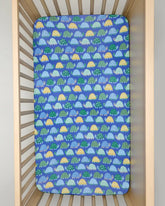 Shell Parade Fitted Crib Sheet