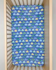 Shell Parade Fitted Crib Sheet