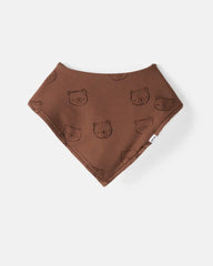 Teddy Tracks Bandana Bib